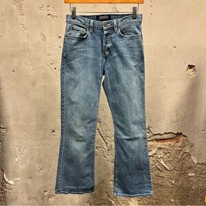 Vintage Y2K London Jean Light Wash Low Rise Bootcut USA Made Jeans Size 4 00s